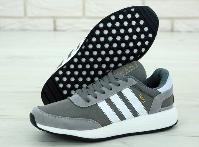 Descuido carne carpintero Кроссовки мужские Adidas Iniki серые, Адидас Иники, Натуральная замша,  прошиты. Код KD-11256, цена 1750 грн — Prom.ua (ID#1359696761)