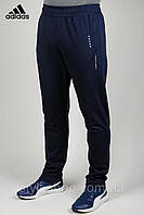 Чоловічі спортивні штани Adidas (Адідас) (0894-1), чоловічі спортивні штани весна осінь, Темно синій