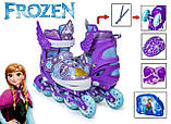 Комплект роликів з додатковими осями Disney "Frozen - Холодне серце". Розмір 34-37, фото 3