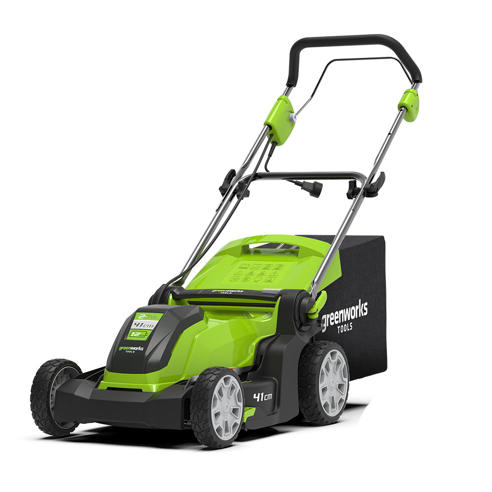 Газонокосарка Greenworks GLM1241 (1.2 кВт, 410 мм)