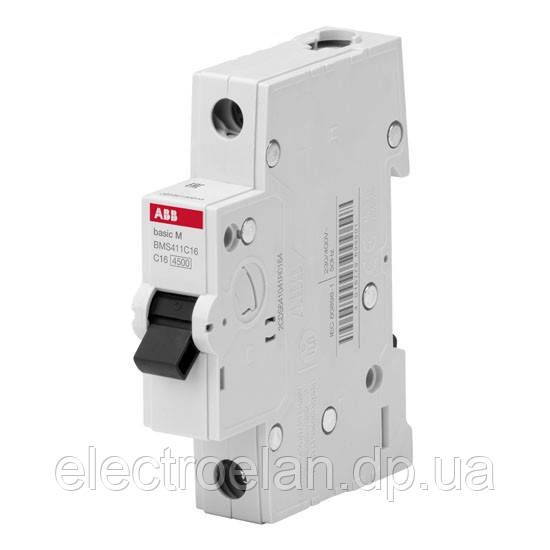 Автоматичний вимикач 40A , 1 полюс, тип B, BMS411B40 ABB Basic M