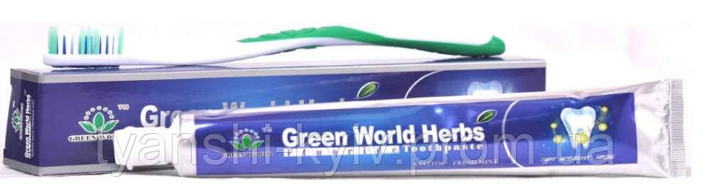 Зубна паста + зубна щітка "Green World", Грін Ворлд