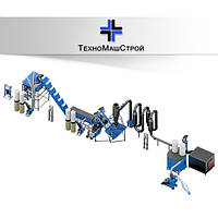 Линия гранулирования пеллет МЛГ 1000 (DUO) производительность до 600 кг/час + Фасовка и упаковка пеллет.