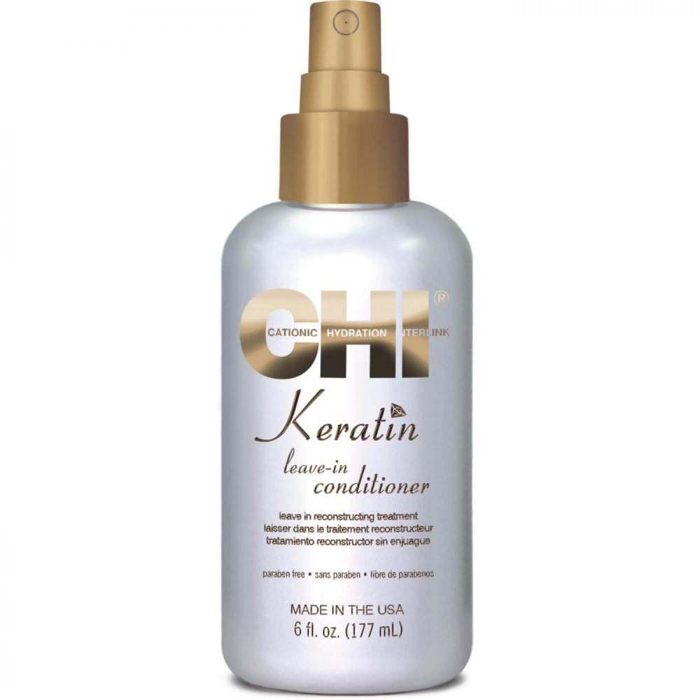 Незмивний кератиновий кондиціонер для всіх типів волосся, CHI Keratin Leave-in Conditioner, 177 мл