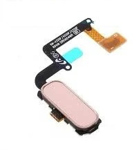 Шлейф (Flat cable) Samsung A320F Galaxy A3 (2017) | A520F Galaxy A5 (2017) з кнопкою меню (Персикова), фото 1