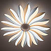 Стельовий світлодіодний світильник з пультом ДК LUMINARIA LILIYA DOUBLE 85 W R633 WHITE 220V IP44, фото 5