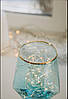 Склянка для напоїв з блакитного скла Кристал 450 мл, фото 4