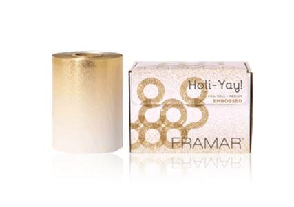 Фольга в рулоні з тисненням "Золота лихоманка" Embossed Roll Medium Holi-Yay Framar (98 м.) (12024)