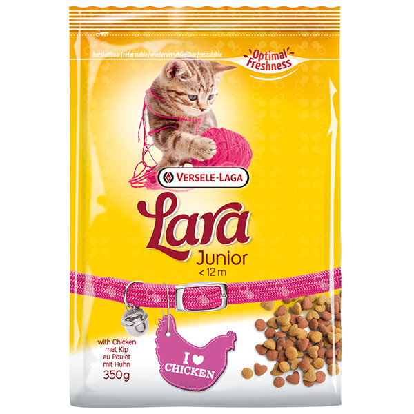 Сухий корм Lara Junior для кошенят з куркою 2 кг