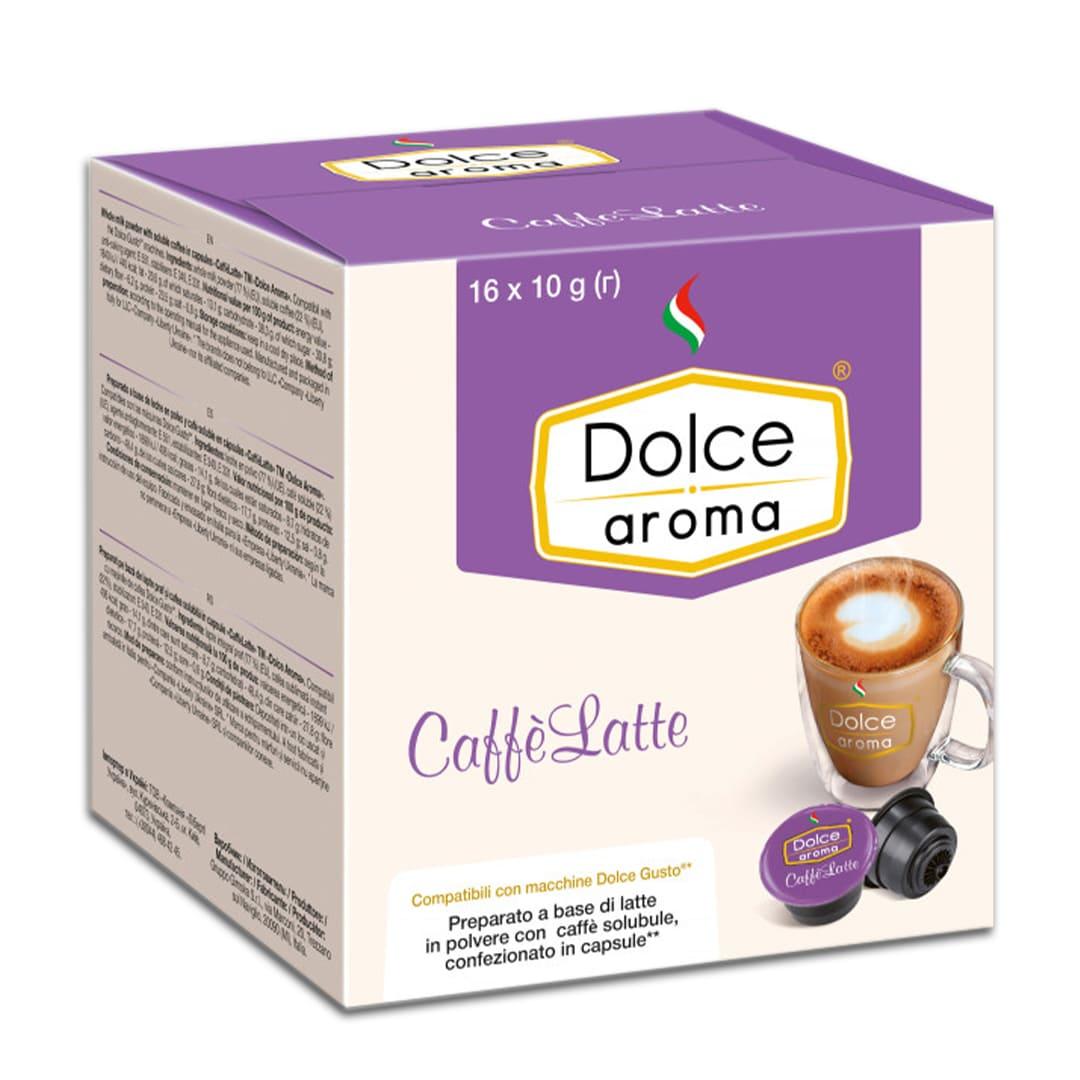 Кава в капсулах DG Dolce Aroma Caffe Latte 16 шт.