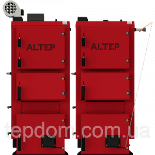 Котел твердопаливний Альтеп Duo Plus25 кВт (вент.+контр.)