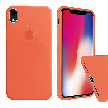 Чохол Silicone FULL case для IPhone Xr Orange жовтогарячий