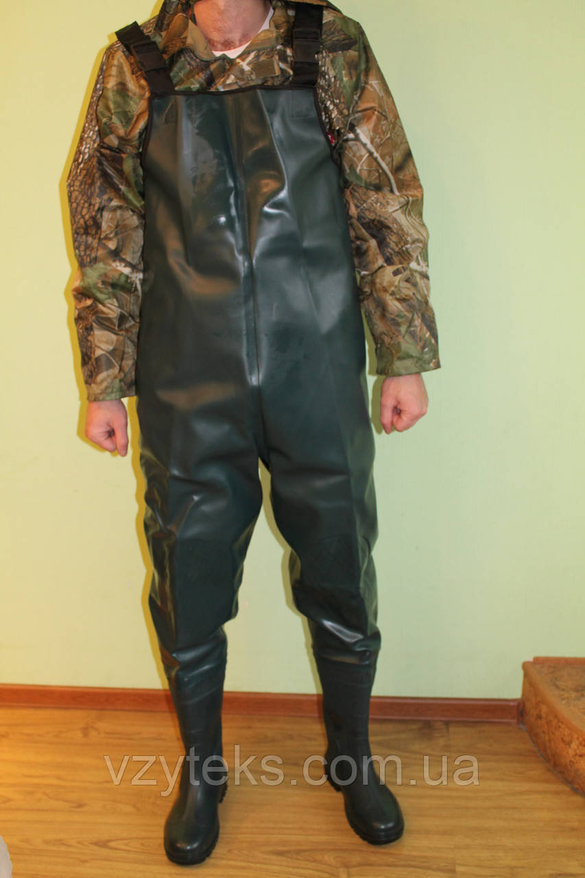 Напівкомбінезон зелений для риболовлі Дрім Стан, фото 1