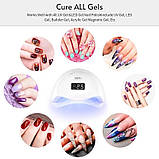 Професійна UV/LED лампа SUN 5 для полімеризації гелів і гель-лаків, 48 Вт. Білий, фото 4