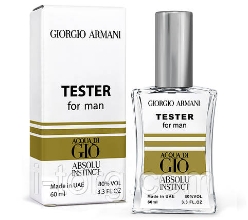 Тестер чоловічий Giorgio Armani Acqua di Gio Absolu Instinct, 60 мл. NEW, фото 1