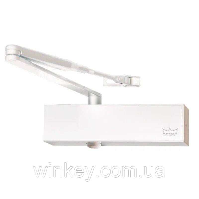 Дверний доводчик DORMA TS 72 з ножицями білий
