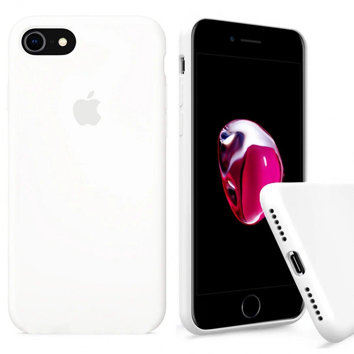 Чохол Silicone FULL case для IPhone 7 White білий