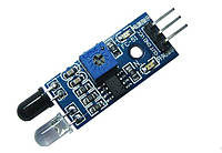 Оптический ИК датчик обхода препятствий, Arduino