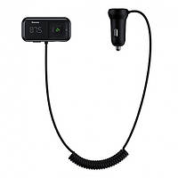 Fm модулятор BASEUS Wireless MP3 Car Charger T typed S-16 |2USB, 3.1 A(CCTM-E01)