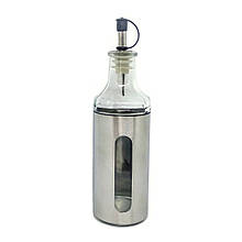 Пляшка для олії та оцту A-Plus 380 мл металік