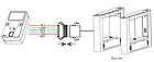 Термінал доступу через турнікет по QR-коду, карті EM-Marine, відбитку пальця ZKTeco BR1200FBE, фото 5