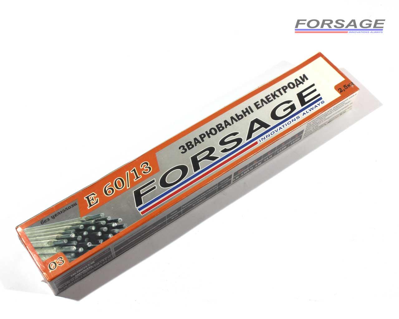 Електроди Forsage E6013 Ø3,0 мм, 2,5 кг, фото 1