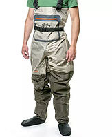 Забродные штаны-вейдерсы для рыбалки Tramp Angler TRFB-004-L Olive TM