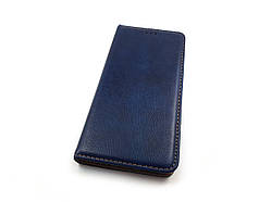 Шкіряний чохол книжка Delicate для Huawei P Smart 2021 синій