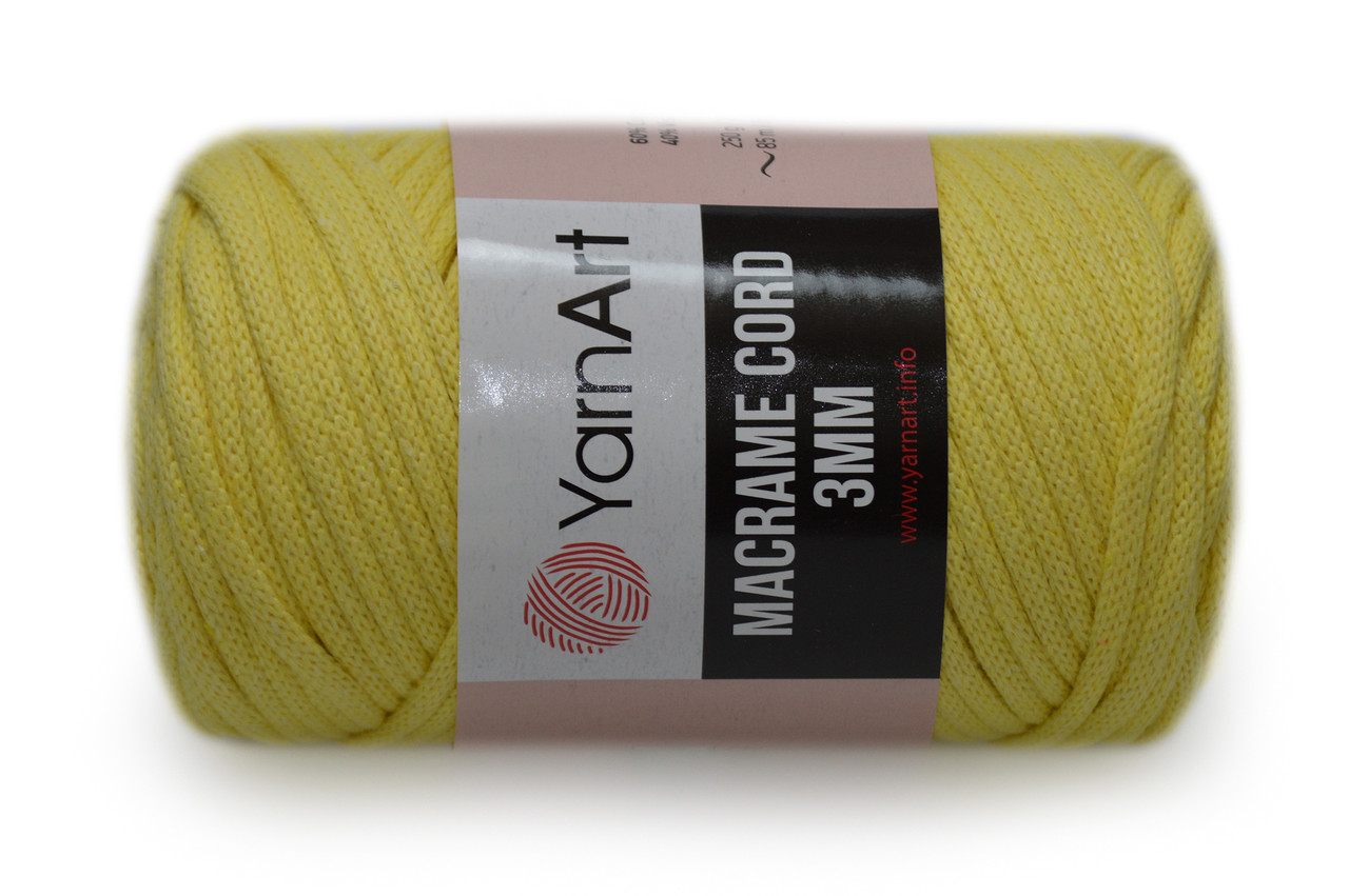 YarnArt Macrame Cord 3 мм, Шампань №754