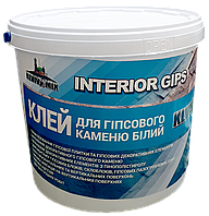 KLVIV MIX INTERIOR GIPS/Клей для гипсового камня белый 15кг