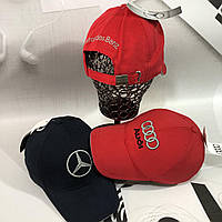 Бейсболка брендовая весенняя Audi Ауди, Mercedes Мерседес, весенние головные уборы, брендовые бейсболки, 412