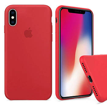 Чохол Silicone FULL case для IPhone X/Xs Red червоний
