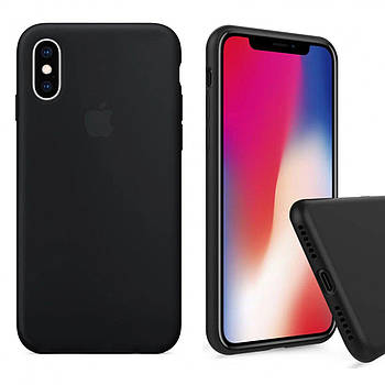 Чохол Silicone FULL case для IPhone X/Xs Black чорний