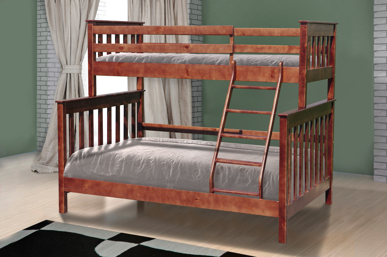 Ліжко дерев'яна двоярусна Скандинавія