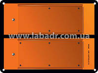 Табличка оранжевого цвета основание для сменных кодов