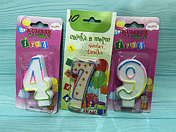 Свічки в торт "Цифри" в асортименті 59886