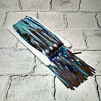 Шторка фольгована для фотозони завісу з дощику Блакитна 1х2 м (16146-2)