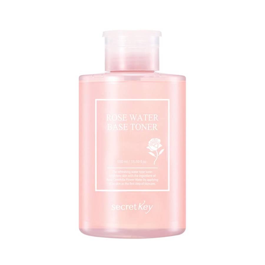 Тонер для обличчя з рожевою водою Secret Key Rose Water Base Toner 550 мл (8809305999086), фото 1