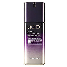 Заспокійливий флюїд для чоловічої шкіри обличчя Tony Moly Bio Ex Homme All In One Fluid 130 мл (8806194016696)