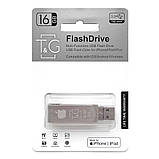 Флеш-драйв T&G 004 Metal series USB 3.0 - Lightning, 16GB, фото 4