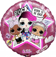 Фольгована куля, Ляльки Лол (Flexmetal)