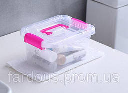 Бокс-контейнер пластиковий з ручкою, маленький