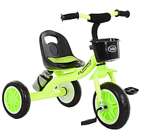 Велосипед детский трехколесный с корзиной Turbo Trike M 3197-M-2 Green