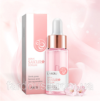 Антивікова сироватка для проблемної шкіри Laikou Japan Sakura Serum з екстрактом квітки сакури, 17 мл