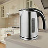 Електричний чайник Maestro MR-059 1,7 л / 2000 Вт - корпус із нержавіючої сталі, обертання на 360°, фото 2
