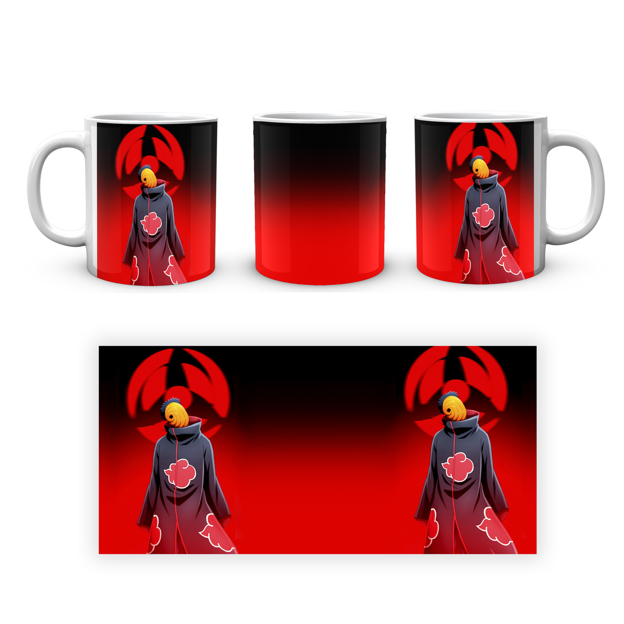 Кружка Geek Land біла Наруто Naruto у вогні NA.02.001, фото 1