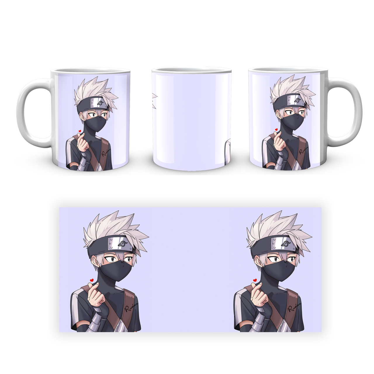 Кружка Geek Land біла Наруто Naruto у вогні NA.02.001, фото 1