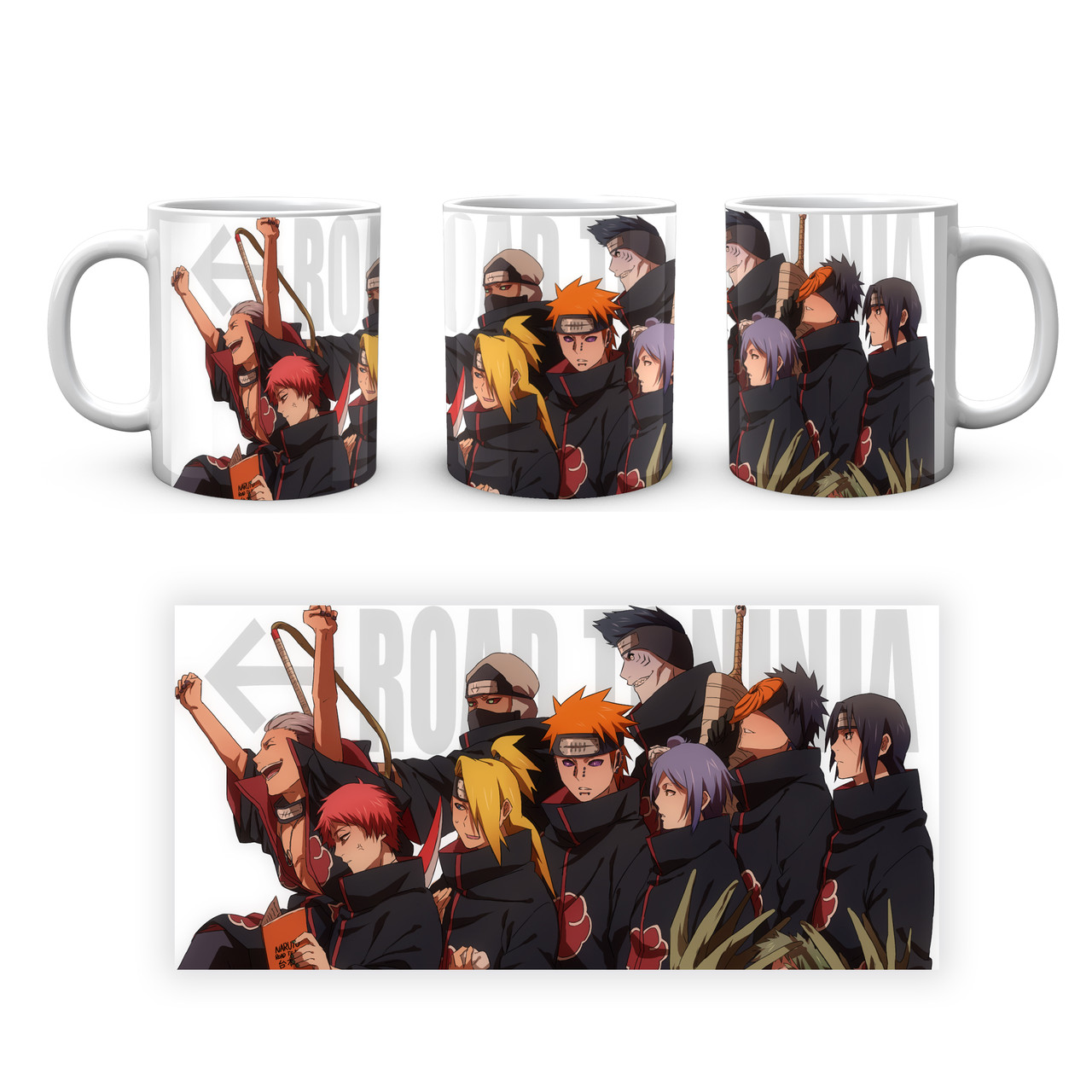 Кружка Geek Land біла Наруто Naruto у вогні NA.02.001, фото 1