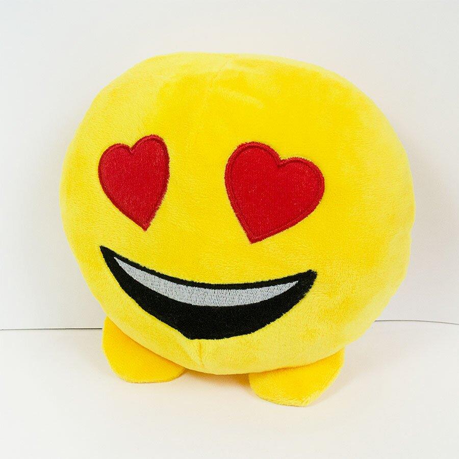 Мягкая игрушка Weber Toys смайлик emoji любимчик 18см (WT619) - фото 1 - id-p546975954