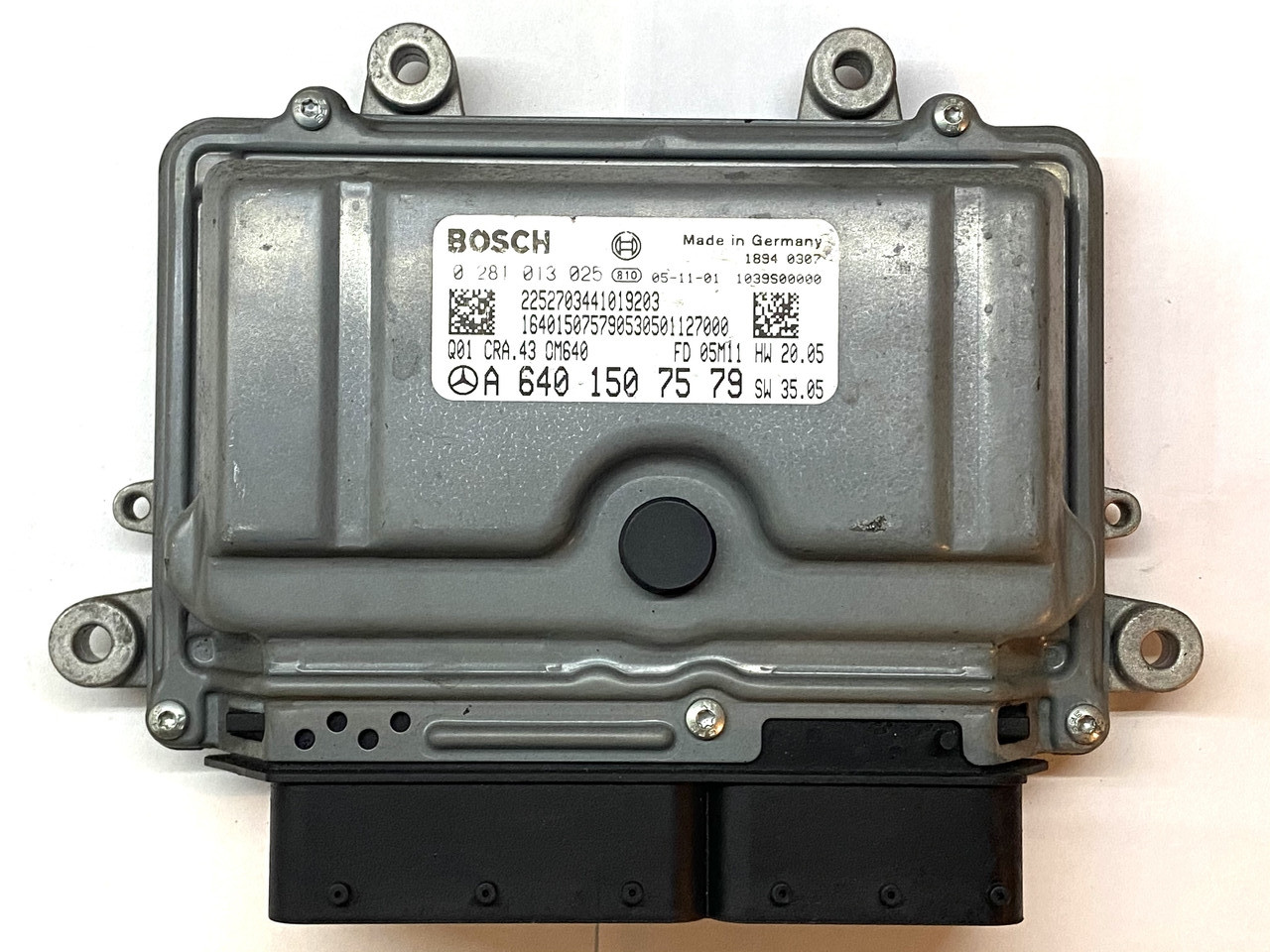 Блок керування MERCEDES 0281013025 / 0 281 013 025 / A 640 150 75 79 Bosch, фото 1